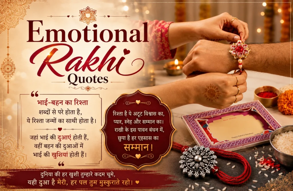 Emotional Rakhi Quotes