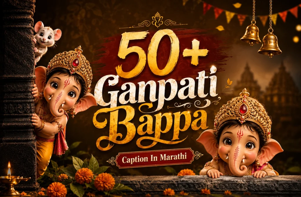 Ganpati Bappa Caption In Marathi: 120+ Quotes To Share