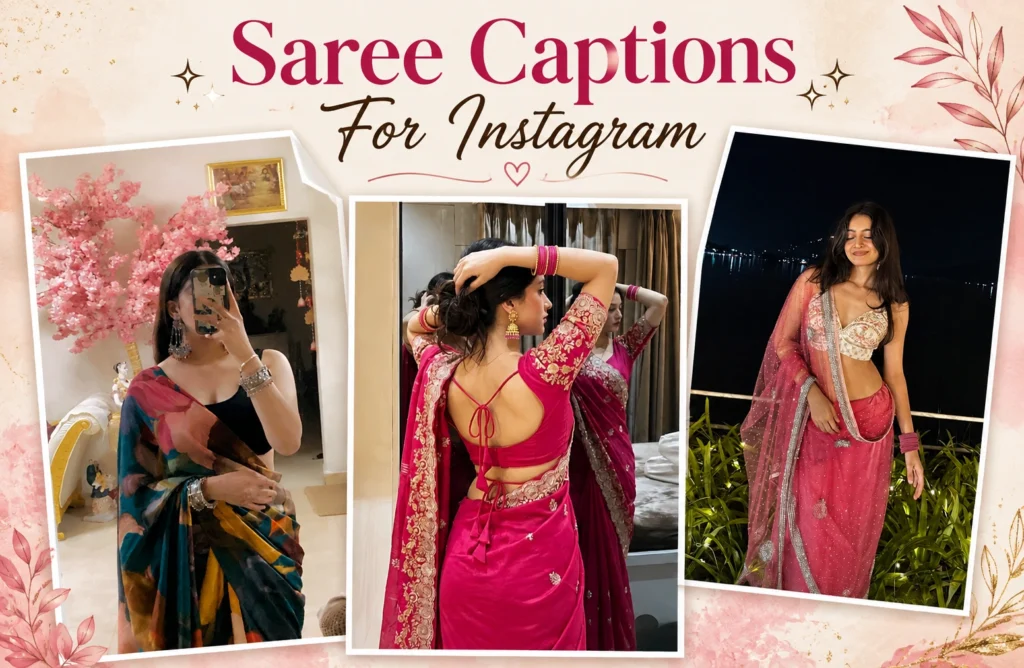Saree Captions For Instagram In English
