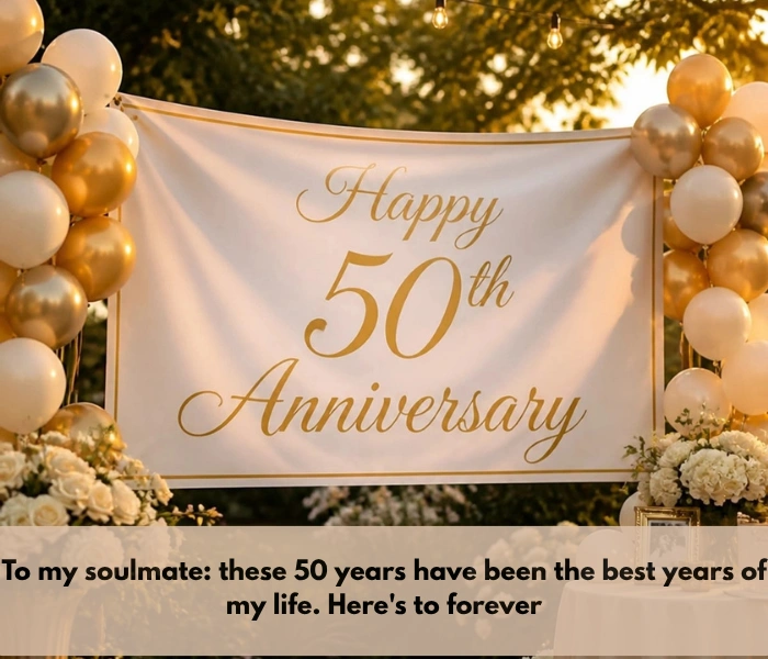 50th Wedding Anniversary Wishes