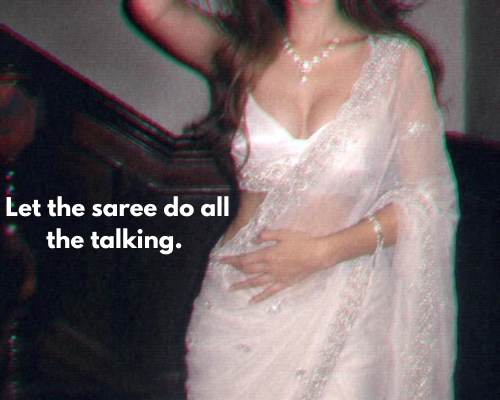 Saree Insta Post Caption